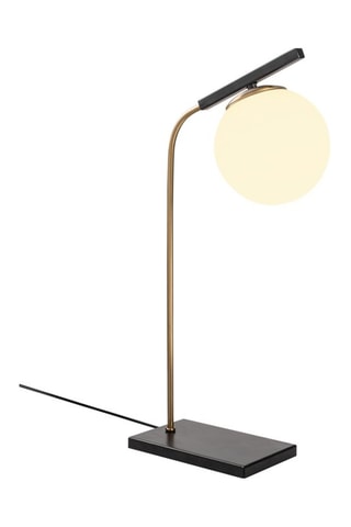 Lámpara de sobremesa Yildiz - Negro y dorado - 100 W