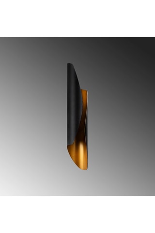 Aplique mural Flare - Negro - 10 W