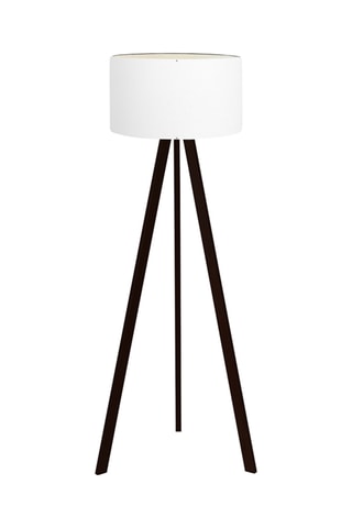 Lampadaire trépied - Blanc - 60 W