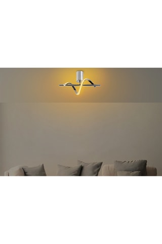 Plafón LED Likma - Plateado