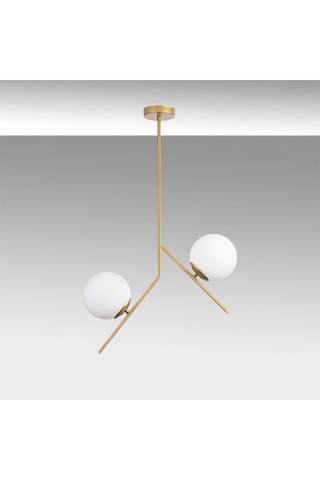 Lámpara de techo - Dorado - 2 x 40 W