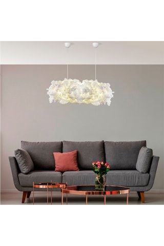 Suspension Serene - Blanc - 2 x 40 W