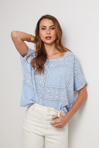 Camiseta - Azul claro