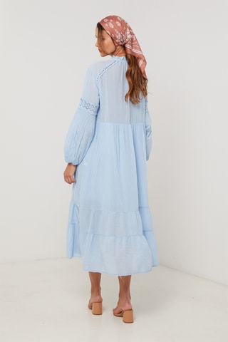 Vestido midi - Azul claro