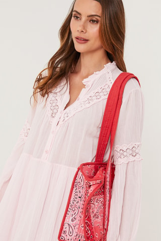 Vestido midi - Rosa