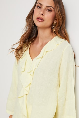 Top de lino - Amarillo