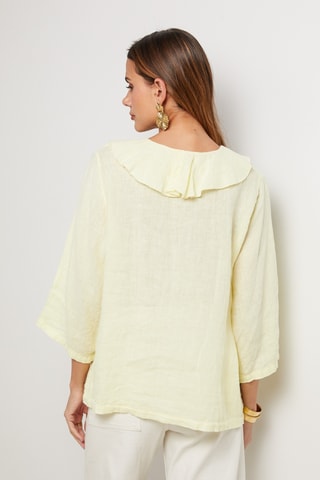 Top de lino - Amarillo