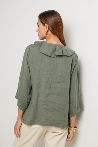 Top de lino - Caqui