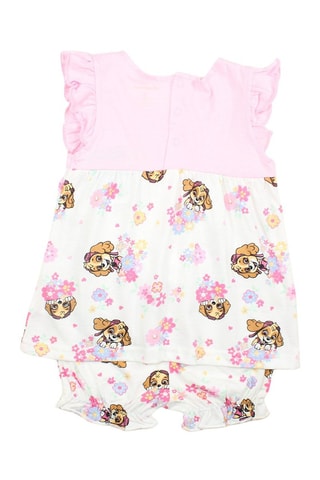 Conjunto de 2 prendas La Patrulla Canina - Blanco y rosa - Blanco y rosa