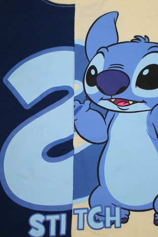 T-shirt en Short Stitch Lilo & Stitch Disney - Marineblauw