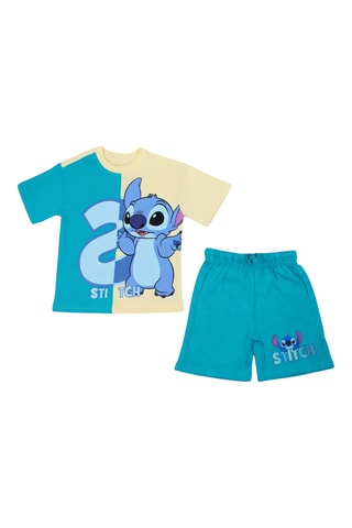 T-shirt en Short Stitch Lilo & Stitch Disney - Blauw