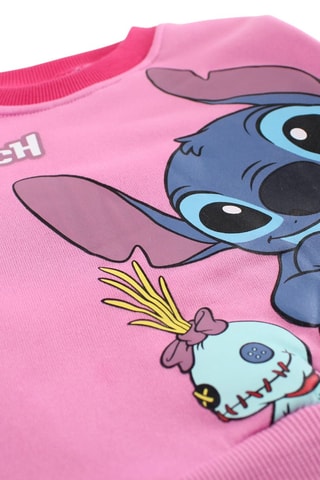Sudadera Stitch Lilo y Stitch Disney  - Rosa