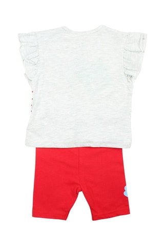 Conjunto de 2 prendas Minnie Disney - Gris y rojo - Rojo y gris