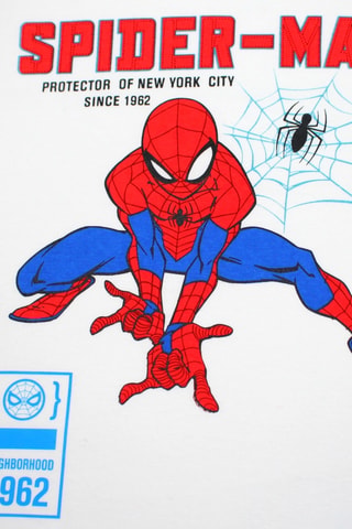 T-shirt en Short Spider-Man Avengers Marvel - Wit
