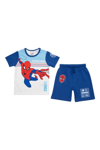 T-shirt en Short Spider-Man Avengers Marvel - Marineblauw