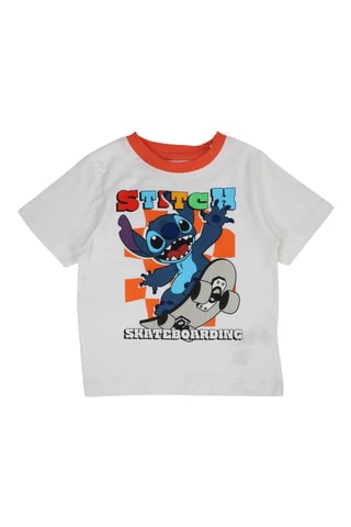 Camiseta y short Stitch Lilo y Stitch Disney  - Naranja