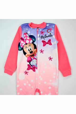 Mono con forro polar Minnie Disney  - Rosa