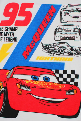 T-shirt en Short Flash McQueen Cars Disney Pixar - Blauw