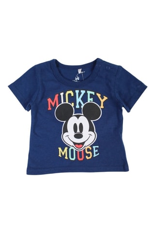 T-shirt en Short Mickey Disney - Marineblauw - Marineblauw