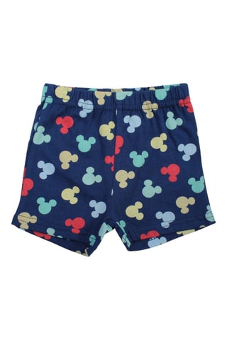T-shirt en Short Mickey Disney - Marineblauw - Marineblauw