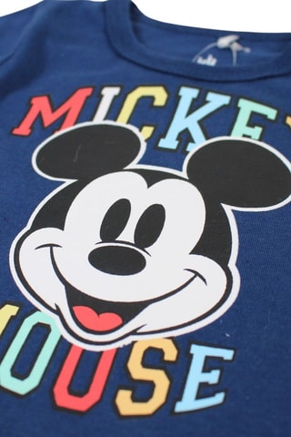 T-shirt en Short Mickey Disney - Marineblauw - Marineblauw