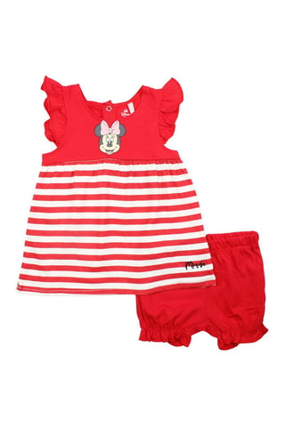 Conjunto de 2 prendas Minnie Disney - Blanco y rojo - Blanco y rojo