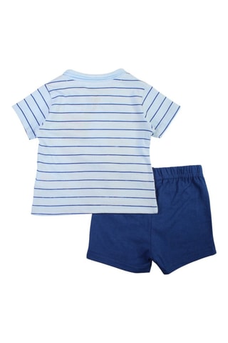 Polo y short Mickey Disney - Azul - Blanco, negro y azul