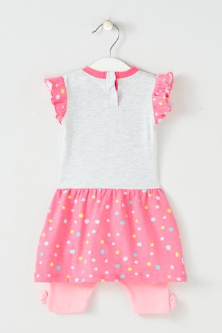 Vestido y short Minnie Disney - Rosa y blanco - Rosa