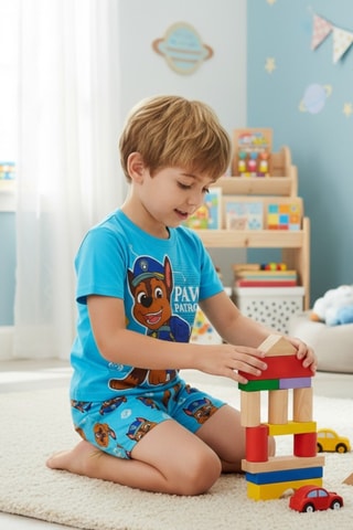 T-shirt en Short Paw Patrol - Blauw