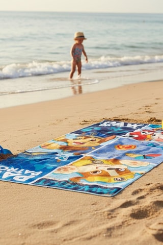 Toalla de playa La Patrulla Canina - 70 x 140 cm - Azul