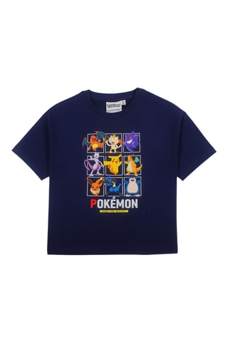 Camiseta Pokémon - Azul marino