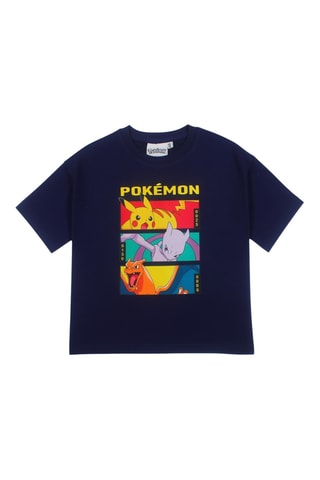 Camiseta Pokémon - Azul marino