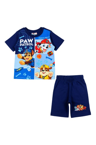 Camiseta y short La Patrulla Canina - Azul marino