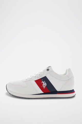Zapatillas Xirio - Blanco y rojo