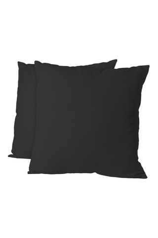 2 taies d’oreiller - Noir