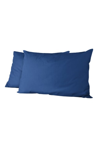 2 taies d'oreiller - Bleu