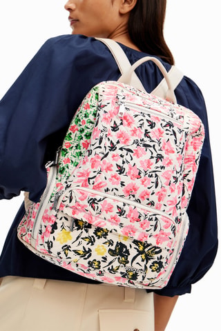 Sac à dos - Blanc et rose