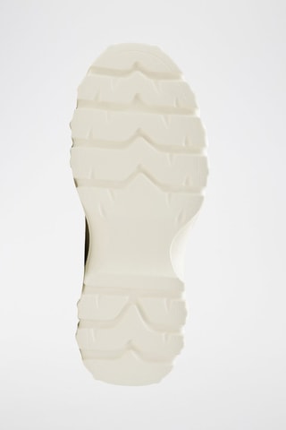Baskets plateformes en cuir - Blanc 
