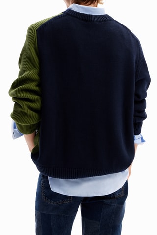 Pull - Bleu et vert