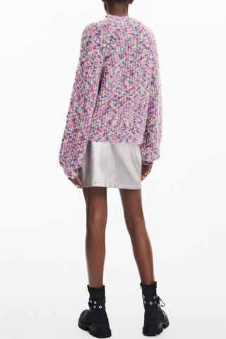 Pull en laine - Rose et violet