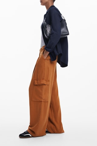 Pantalon cargo - Beige