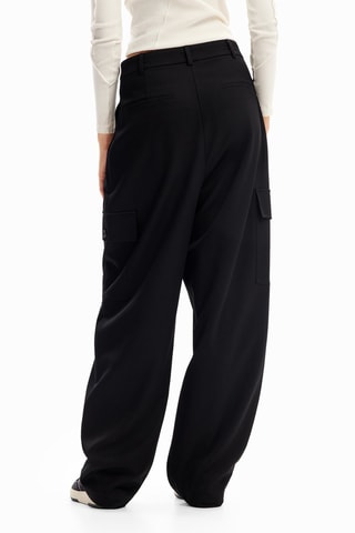 Pantalon wide legs - Noir