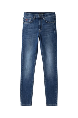 Jean skinny 7/8 - Bleu foncé