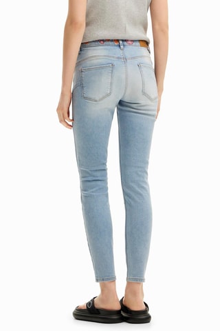 Jean skinny 7/8 - Bleu clair
