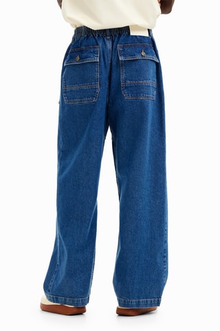 Jean wide legs - Bleu foncé