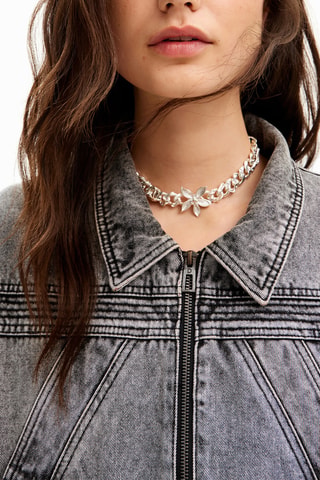 Veste en jean - Gris