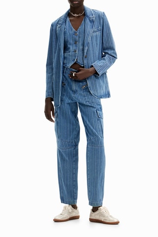 Veste en jean - Bleu