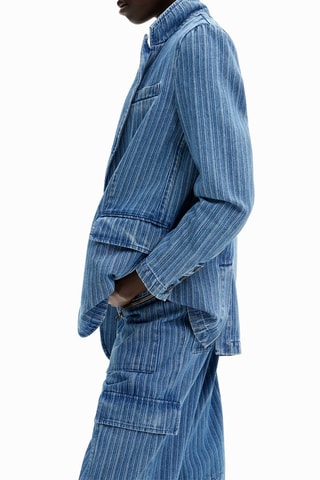 Veste en jean - Bleu