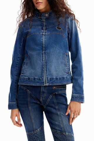 Veste en jean regular - Bleu