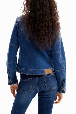 Veste en jean regular - Bleu